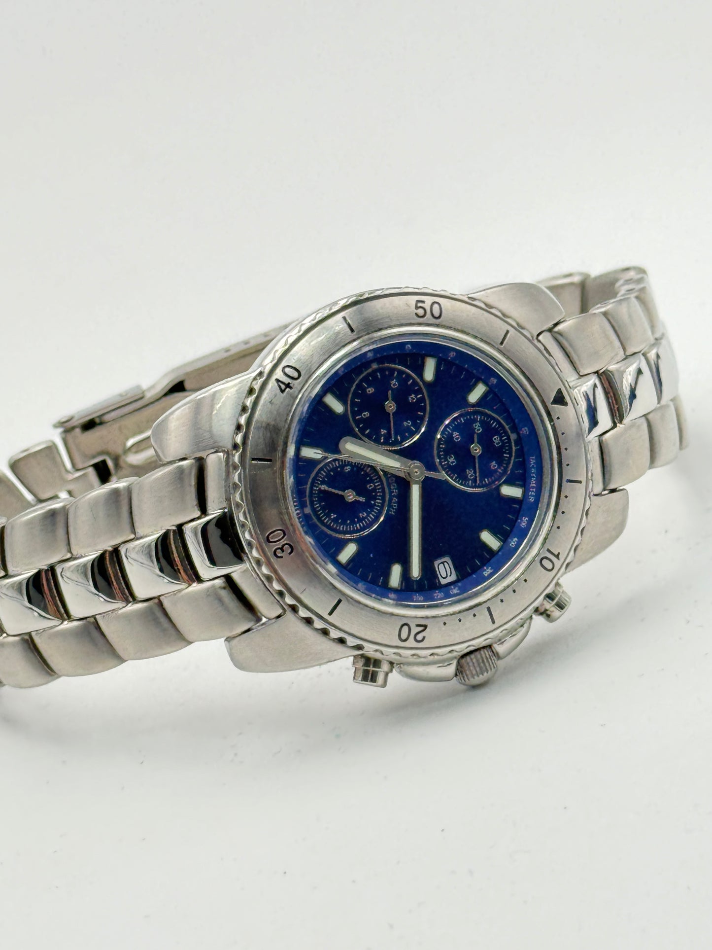 sector chronograph blue watch