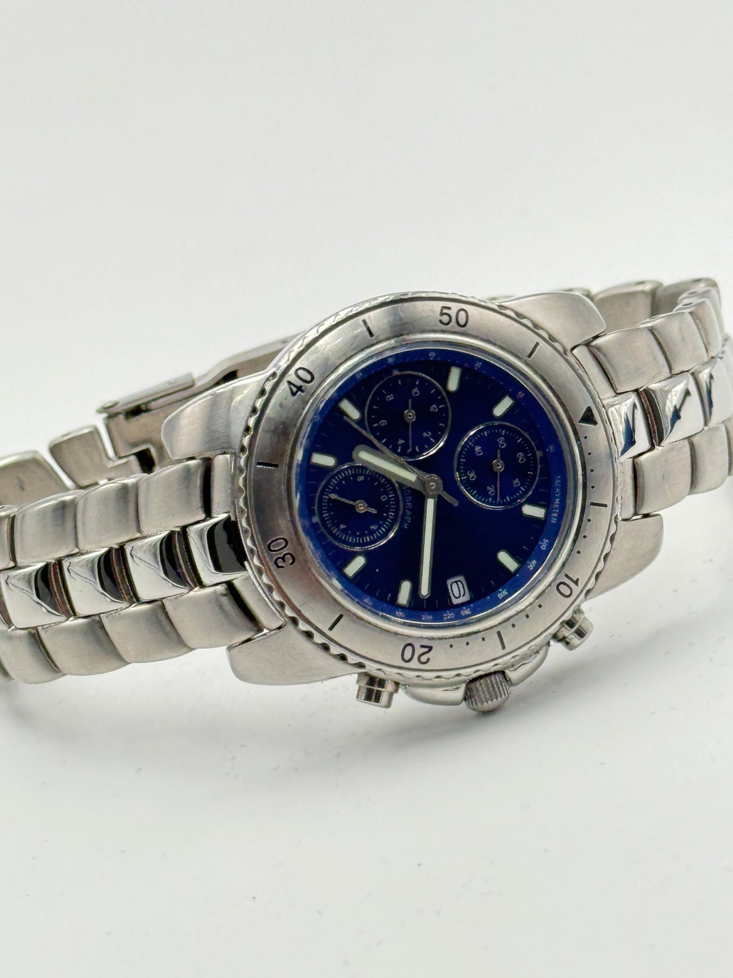 sector chronograph blue watch