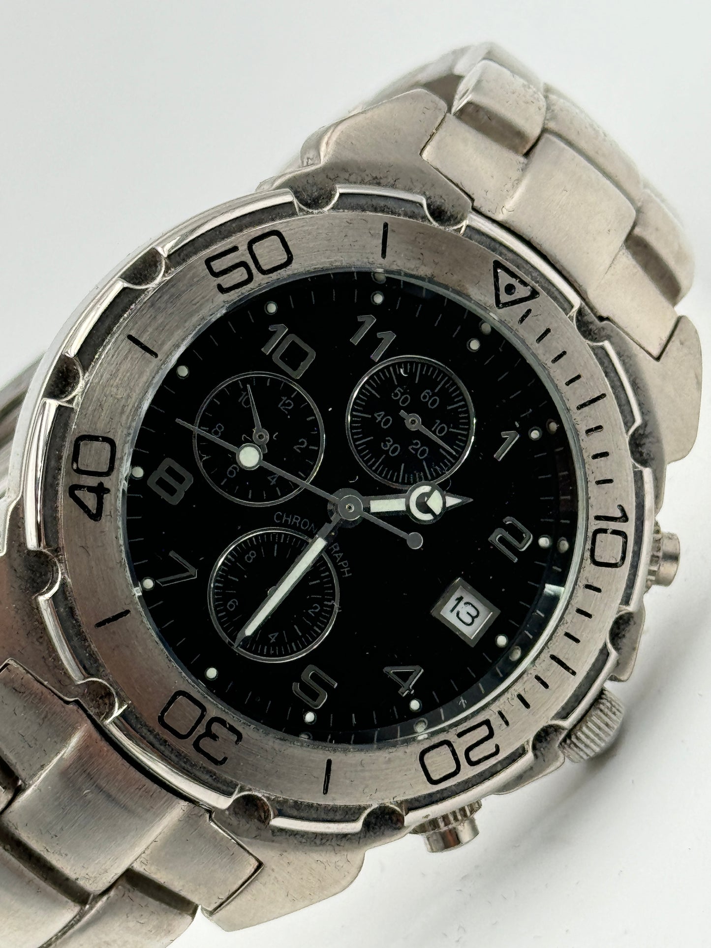 sector chronograph watch black