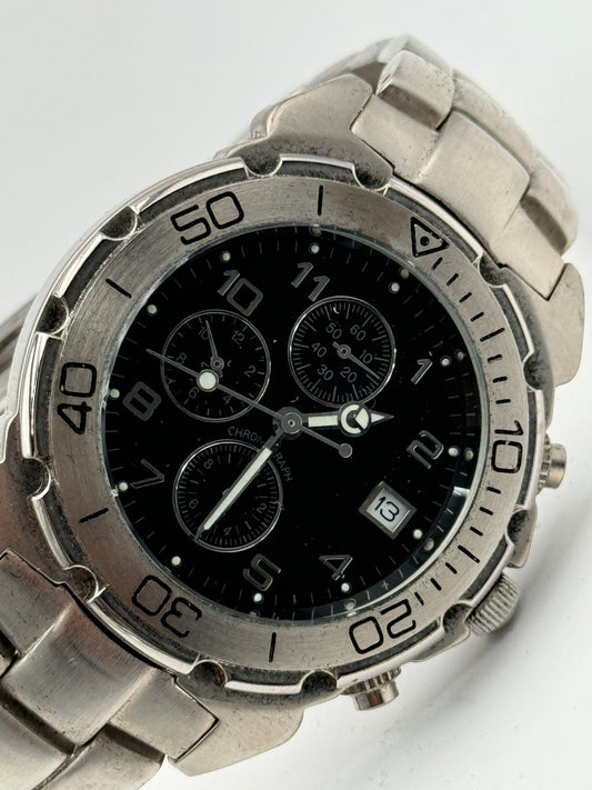sector chronograph watch black