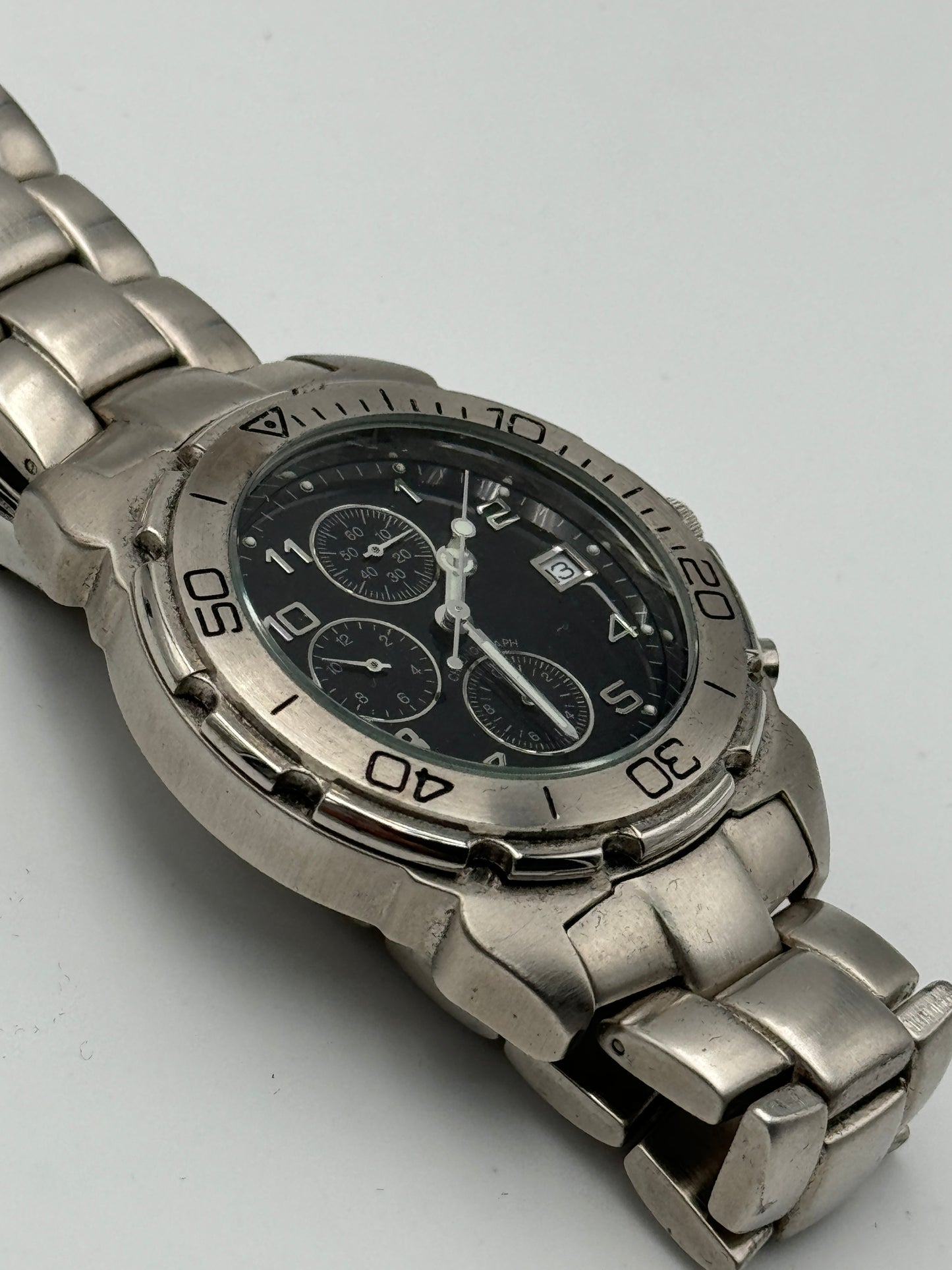 sector chronograph watch black