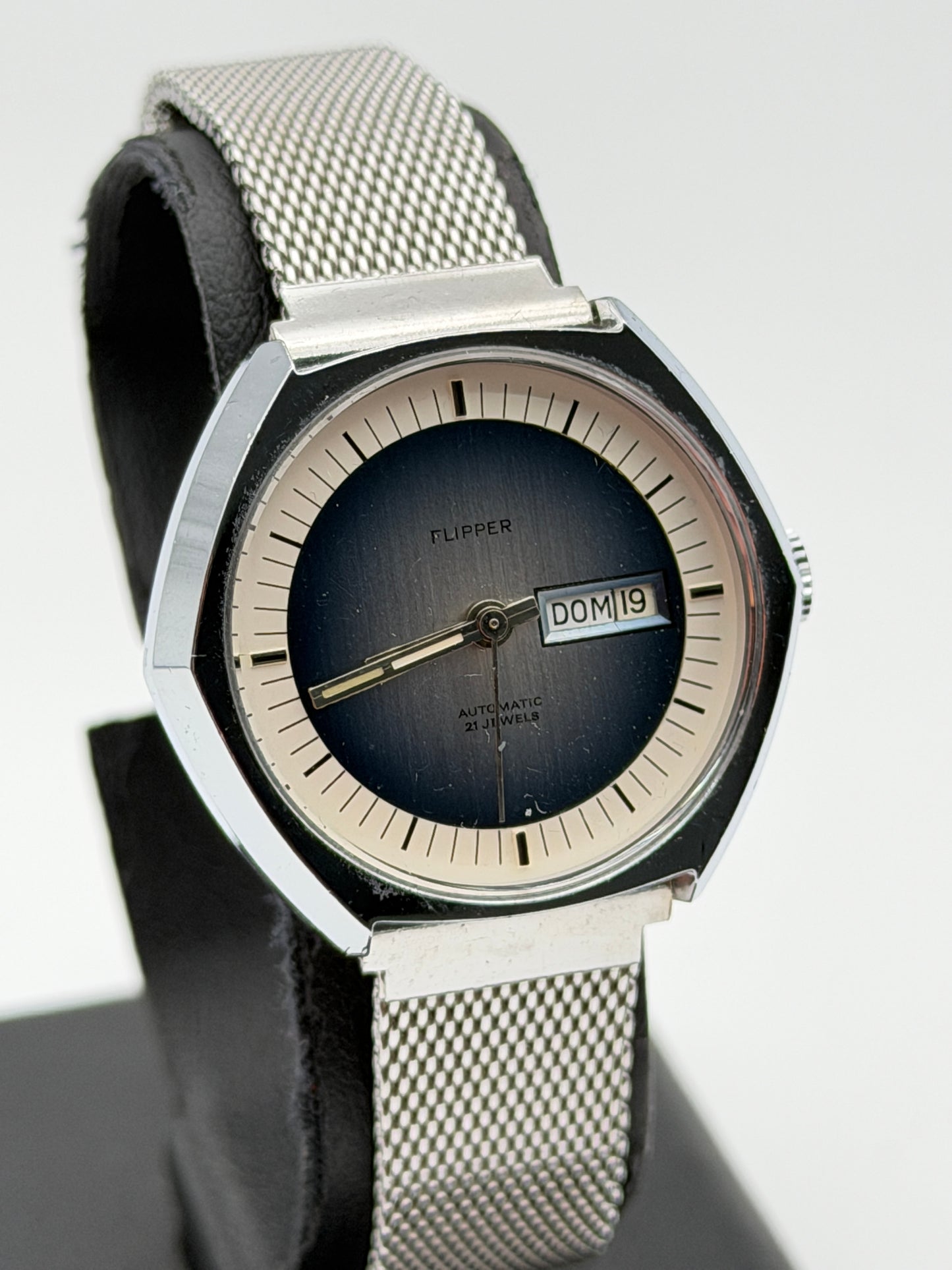 flipper automatic vintage nos 70s 33mm