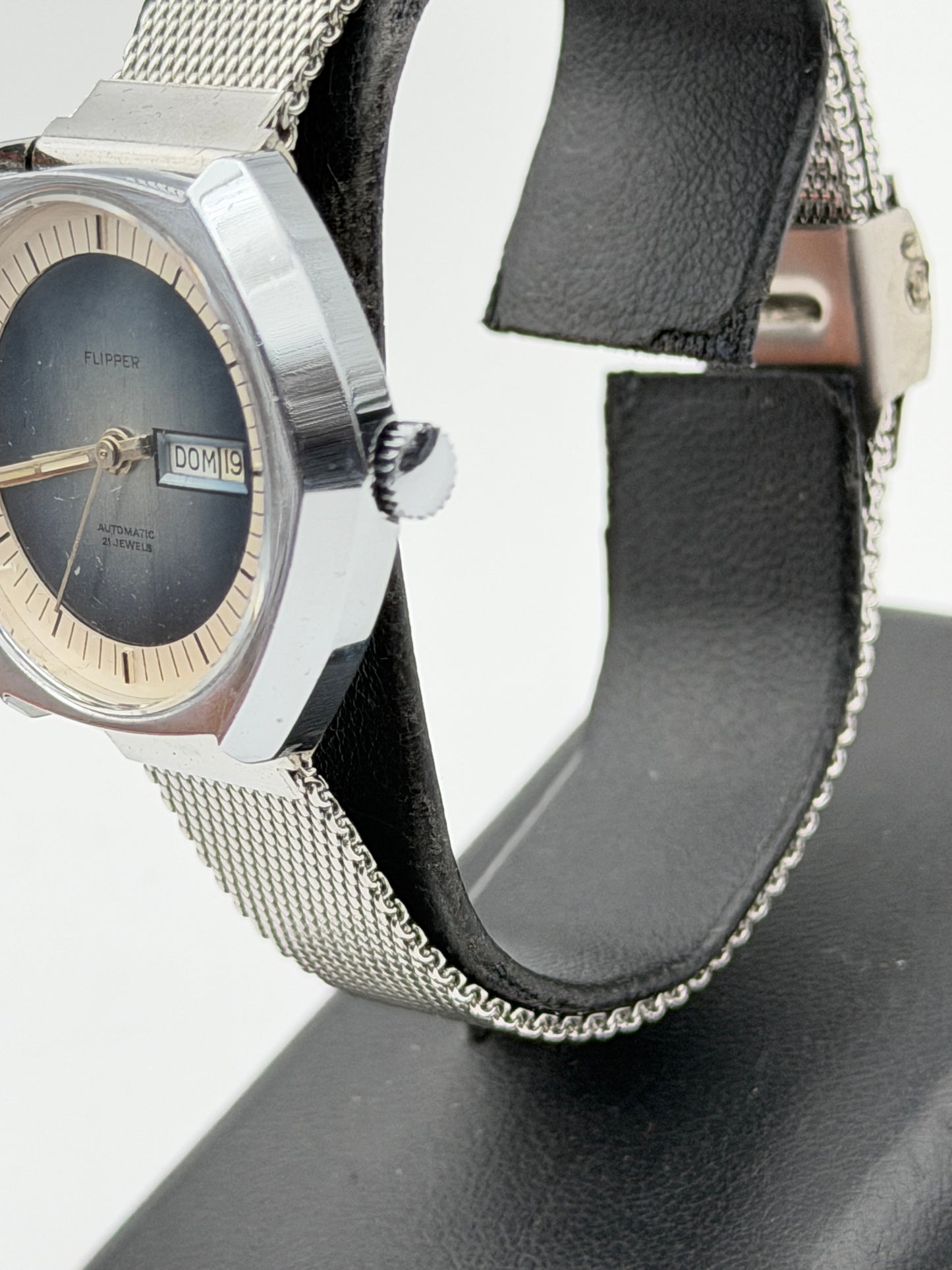 flipper automatic vintage nos 70s 33mm