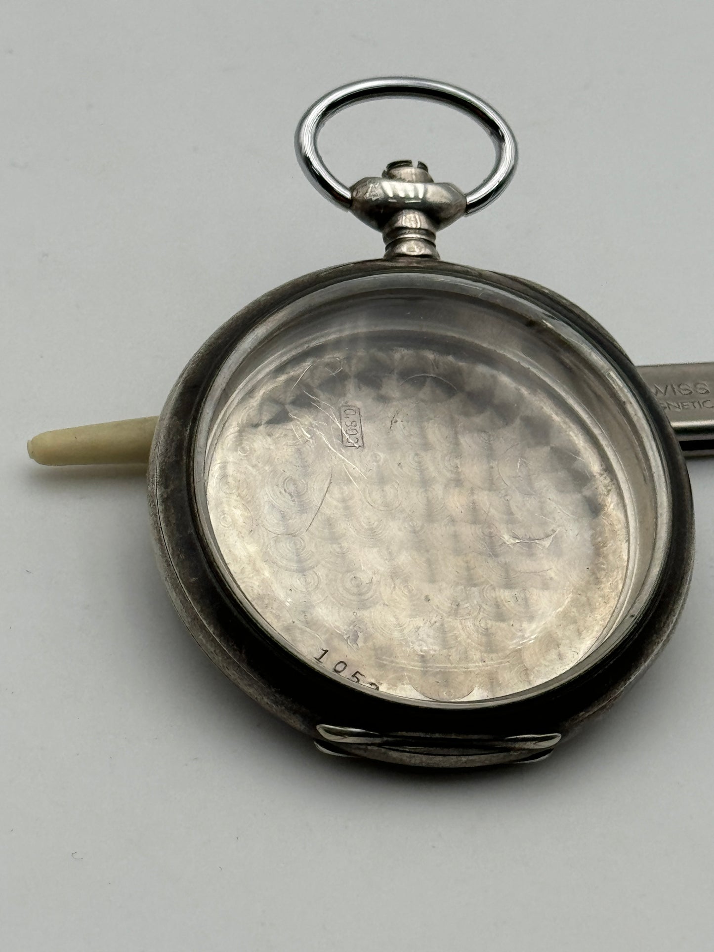 Zenith grand prix paris 1902 cassa case silver pocket watch