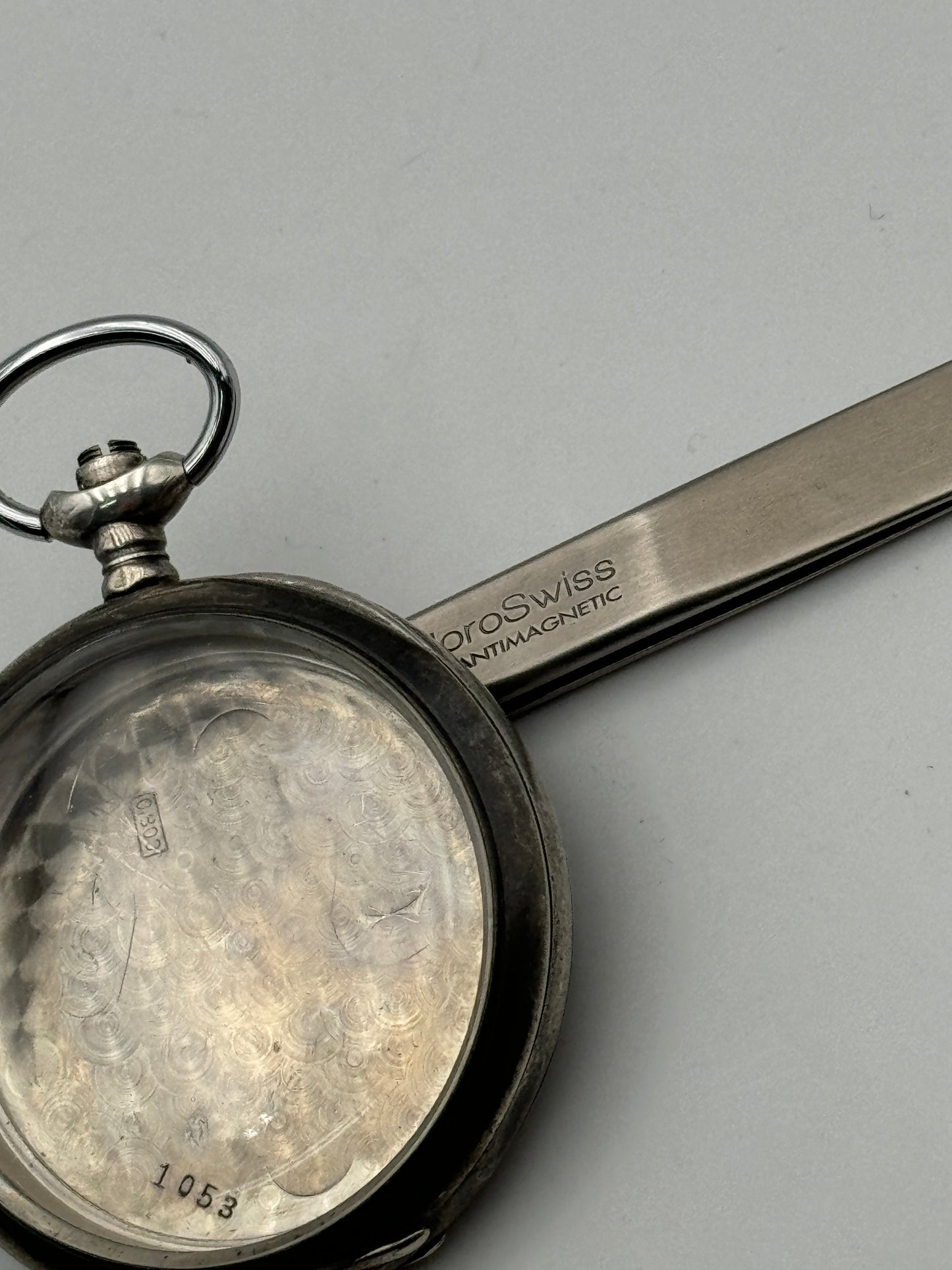 Zenith grand prix paris 1902 cassa case silver pocket watch