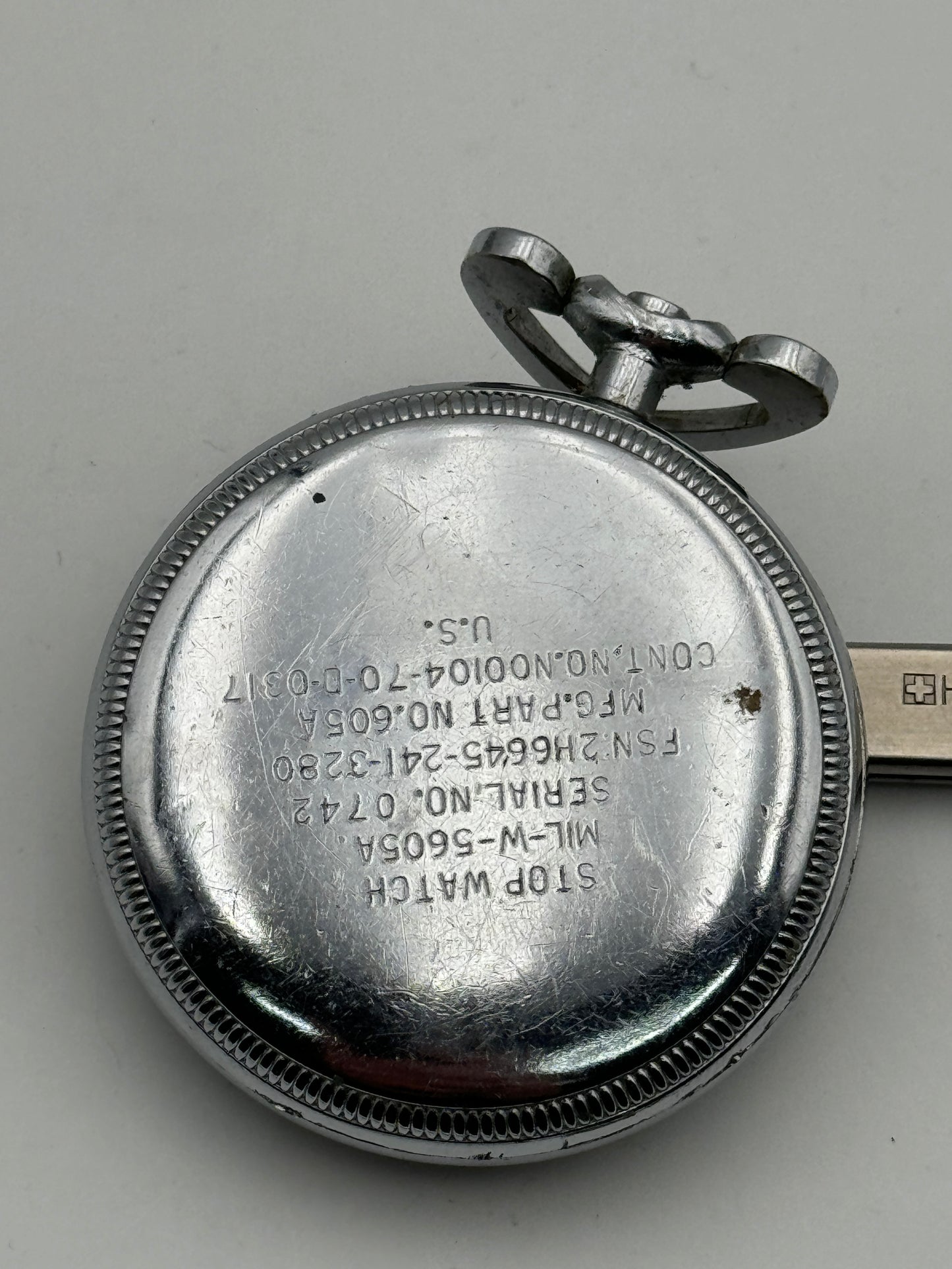 Breitling military assigne chronograph pocket watch