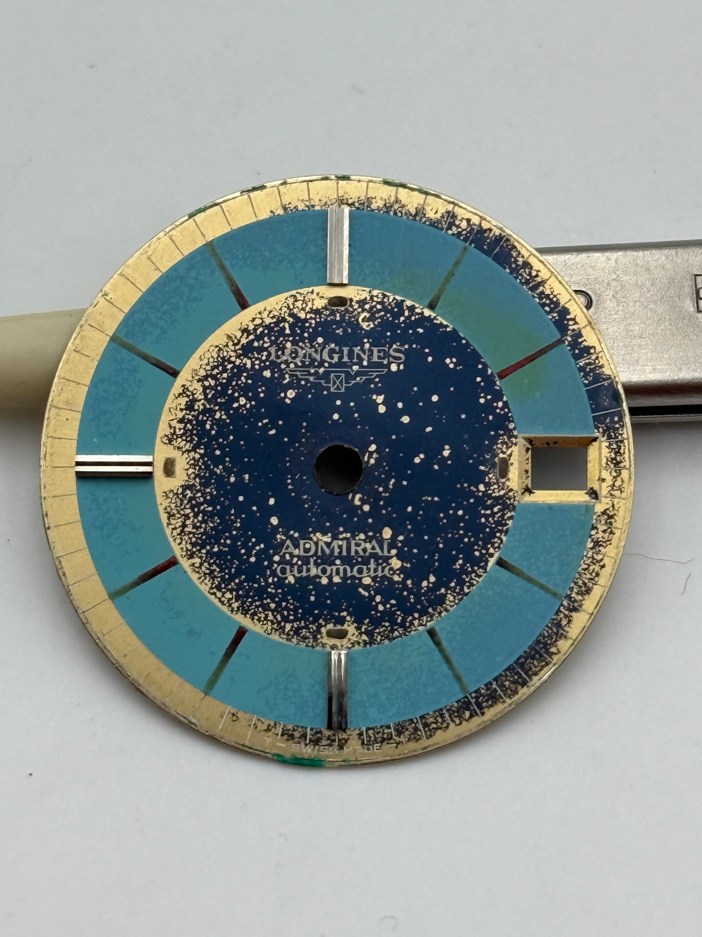 longines admiral cal.431 29,5mm dial quadrante vintage