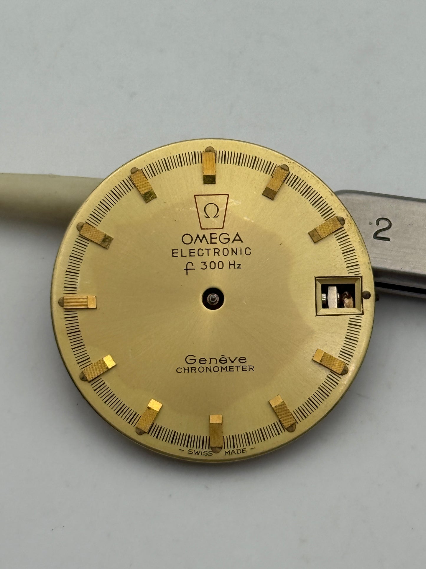 omega electronic f 300hz genevè chronoemter esa 9162 movement movimento