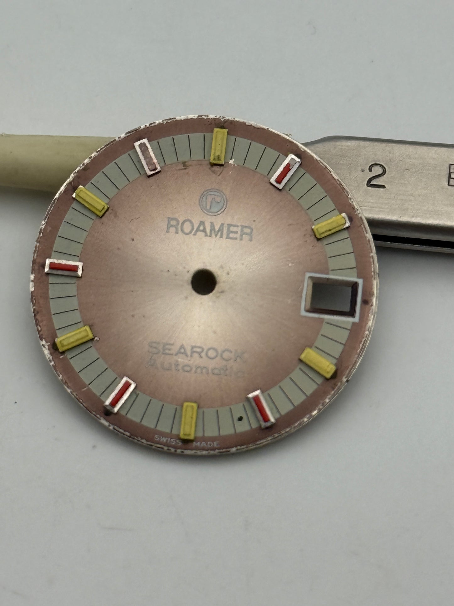 roamer searock automatic 28.5mm dial quadrante