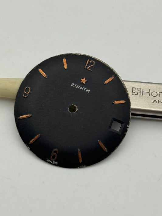 zenith black 29mm dial quadrante