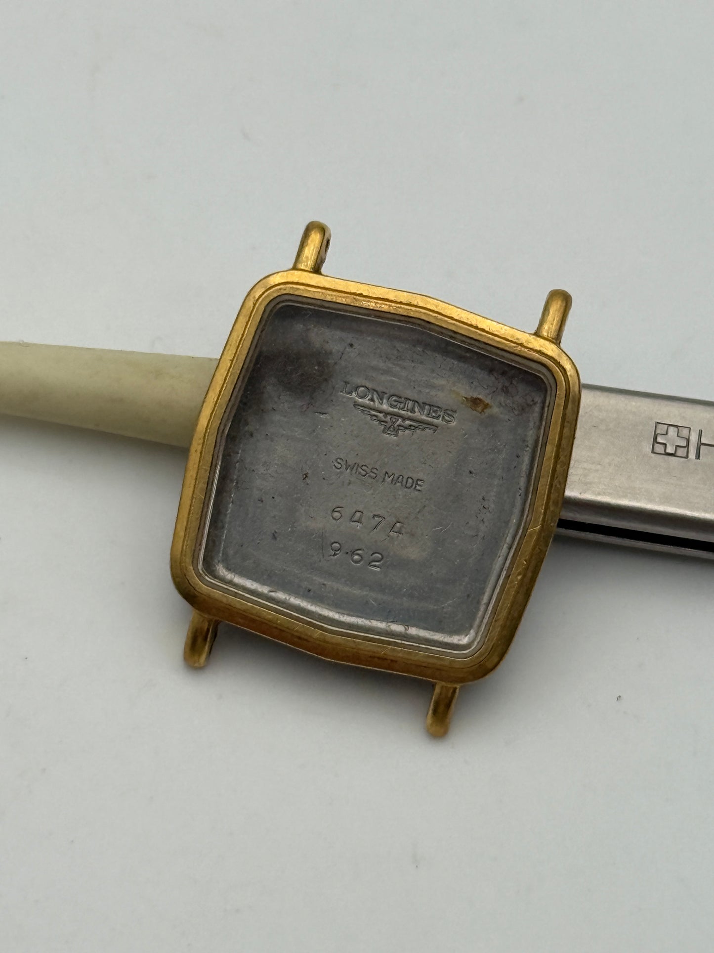 longines placcata oro 6474-962 22mm cassa case