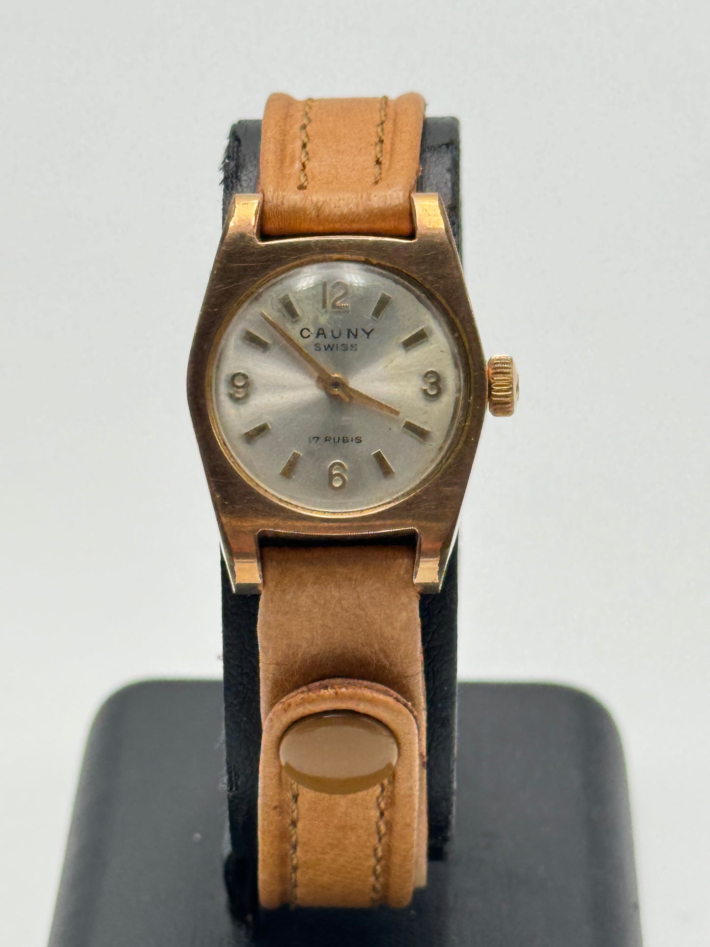cauny swiss made 17 rubis 185-600069 22mm