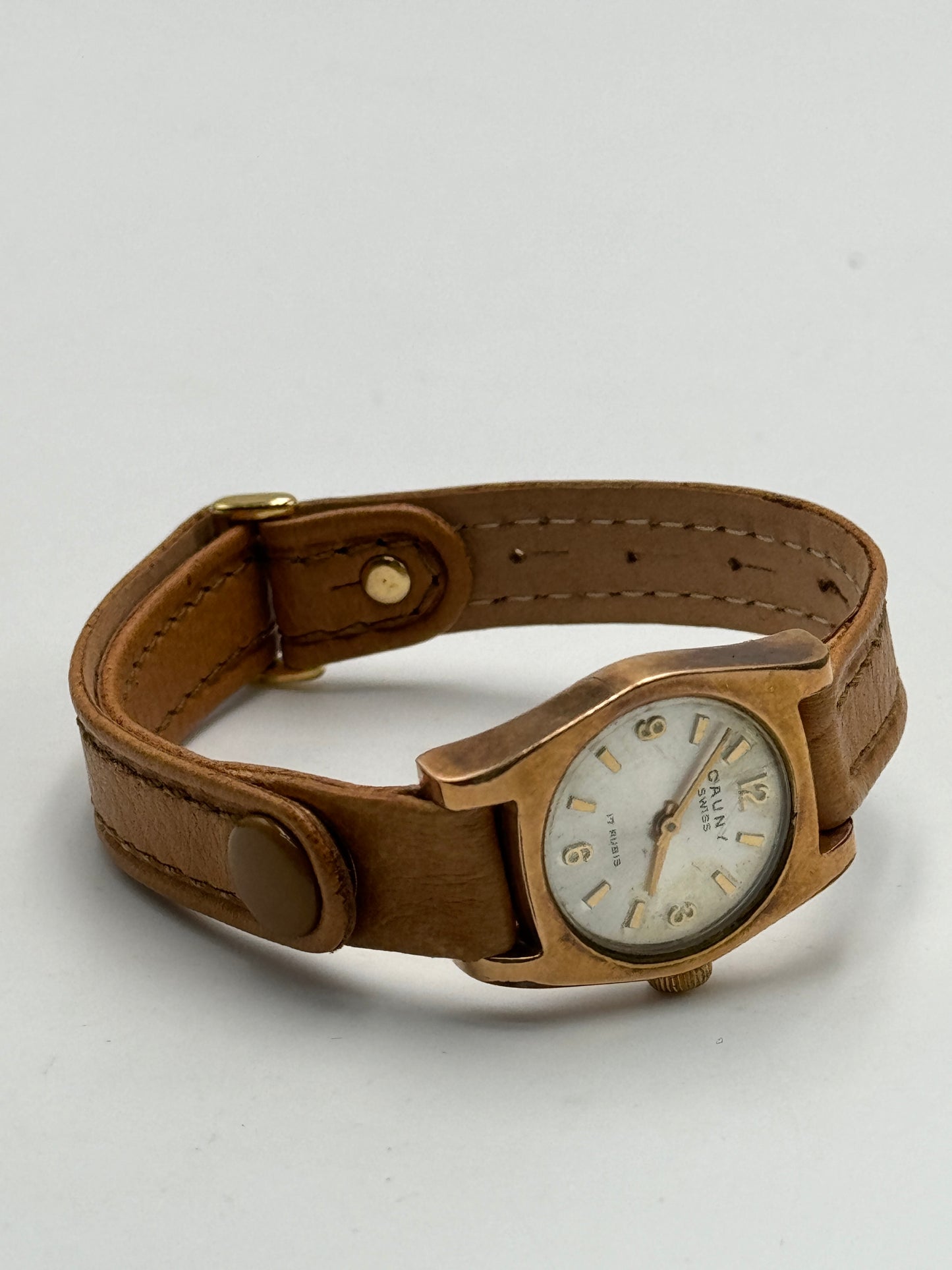 cauny swiss made 17 rubis 185-600069 22mm