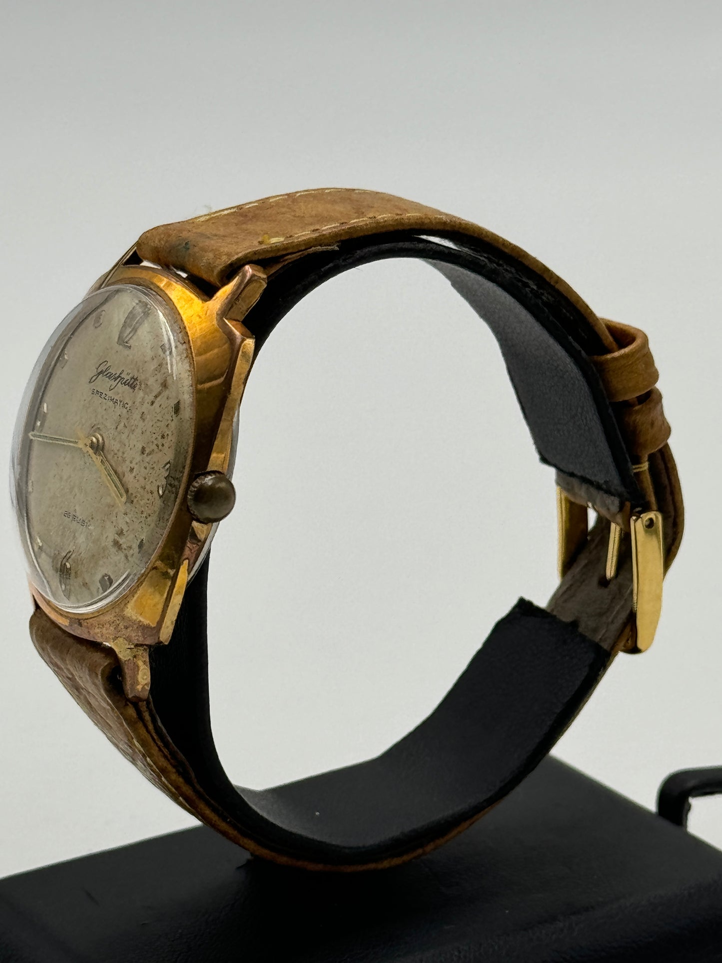 glashutte spezimatic 26 rubis 172713 vintage watch 35mm