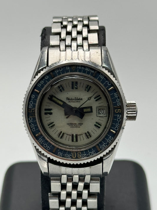 philip watch caribbean 1000 albino 9205 27mm