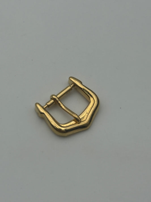 cartier gold plated 12mm fibbia buckle