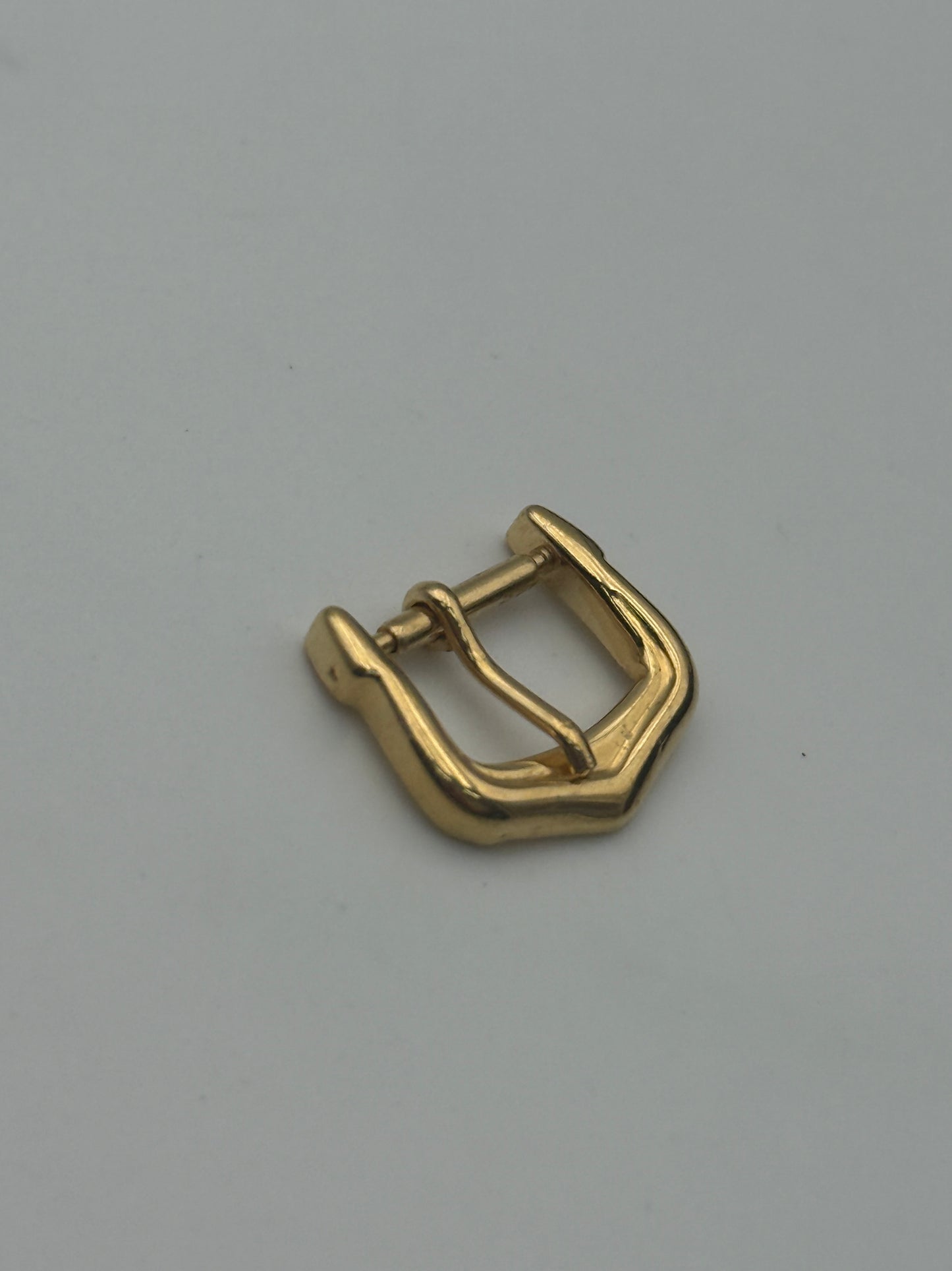 cartier gold plated 12mm fibbia buckle