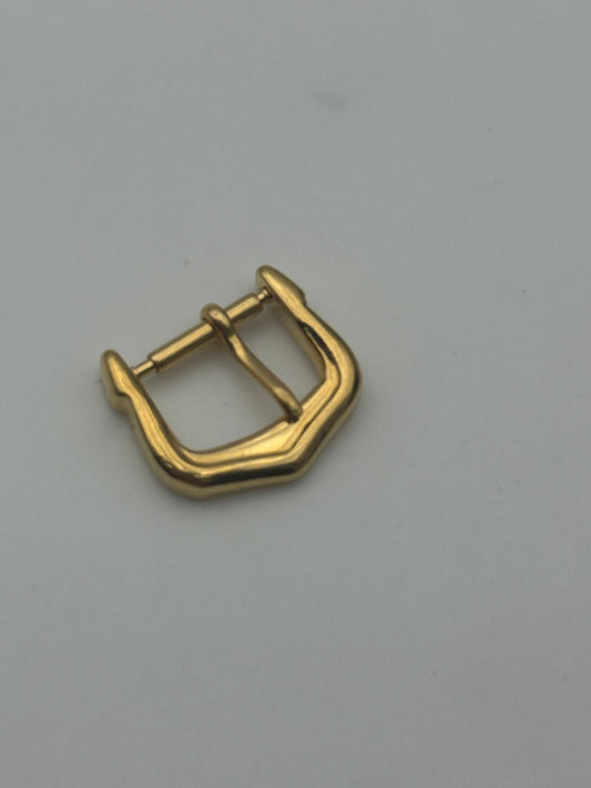 cartier gold plated 12mm fibbia buckle