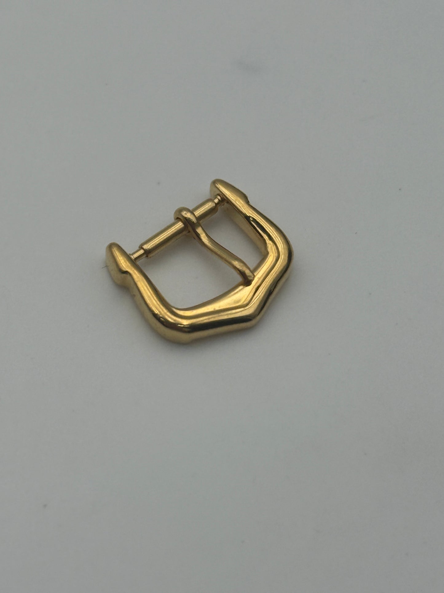 cartier gold plated 12mm fibbia buckle
