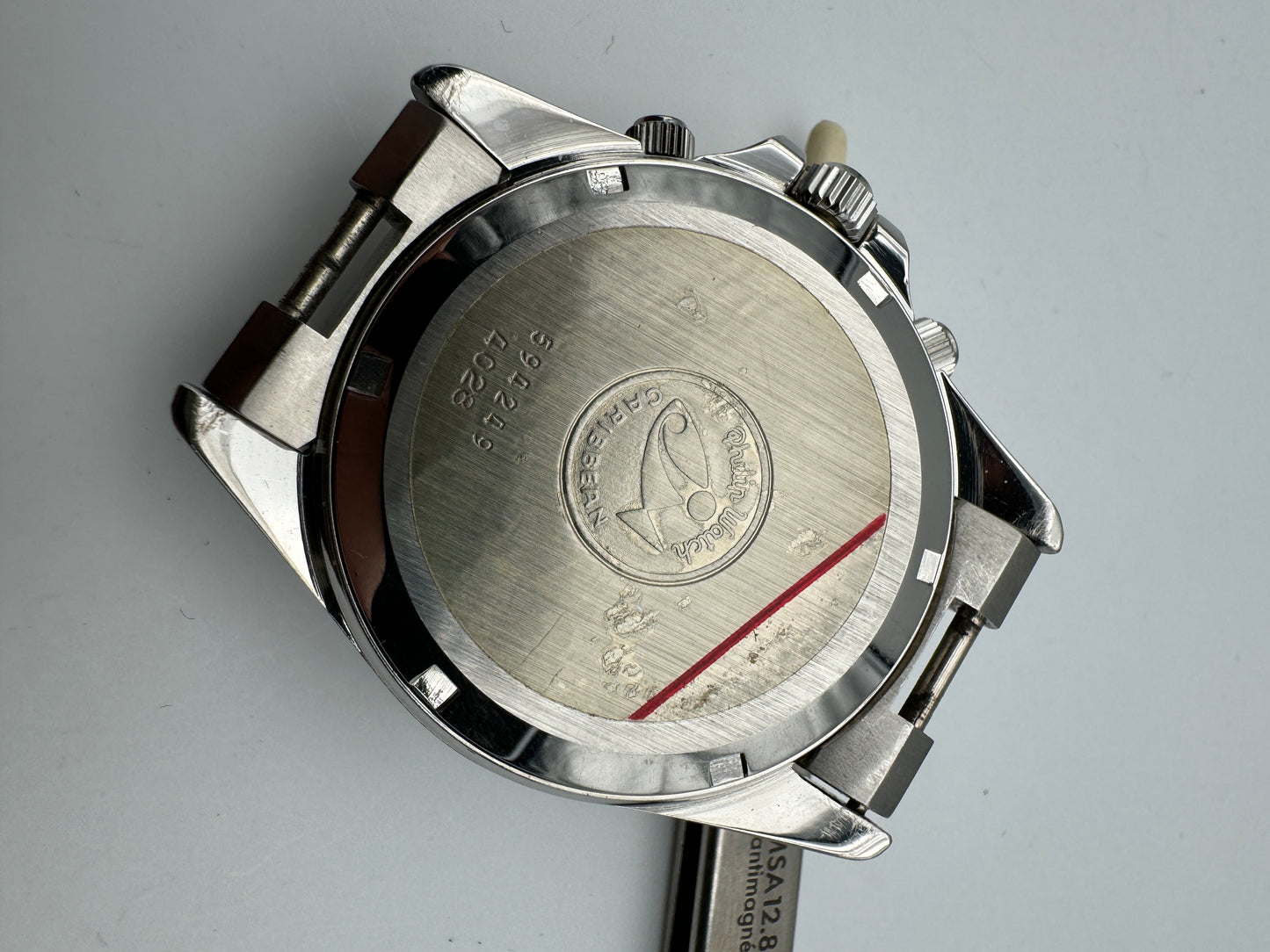 Philip Watch cassa case eta valjoux 7750 caribbean ref.594249 4028 chrono nos