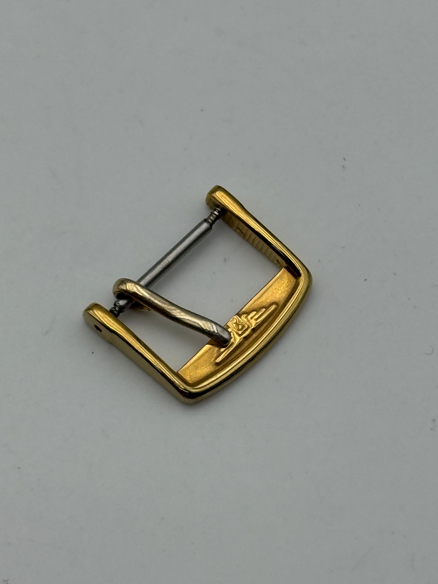 longines swiss made fibbia buckle gold plated 16mm