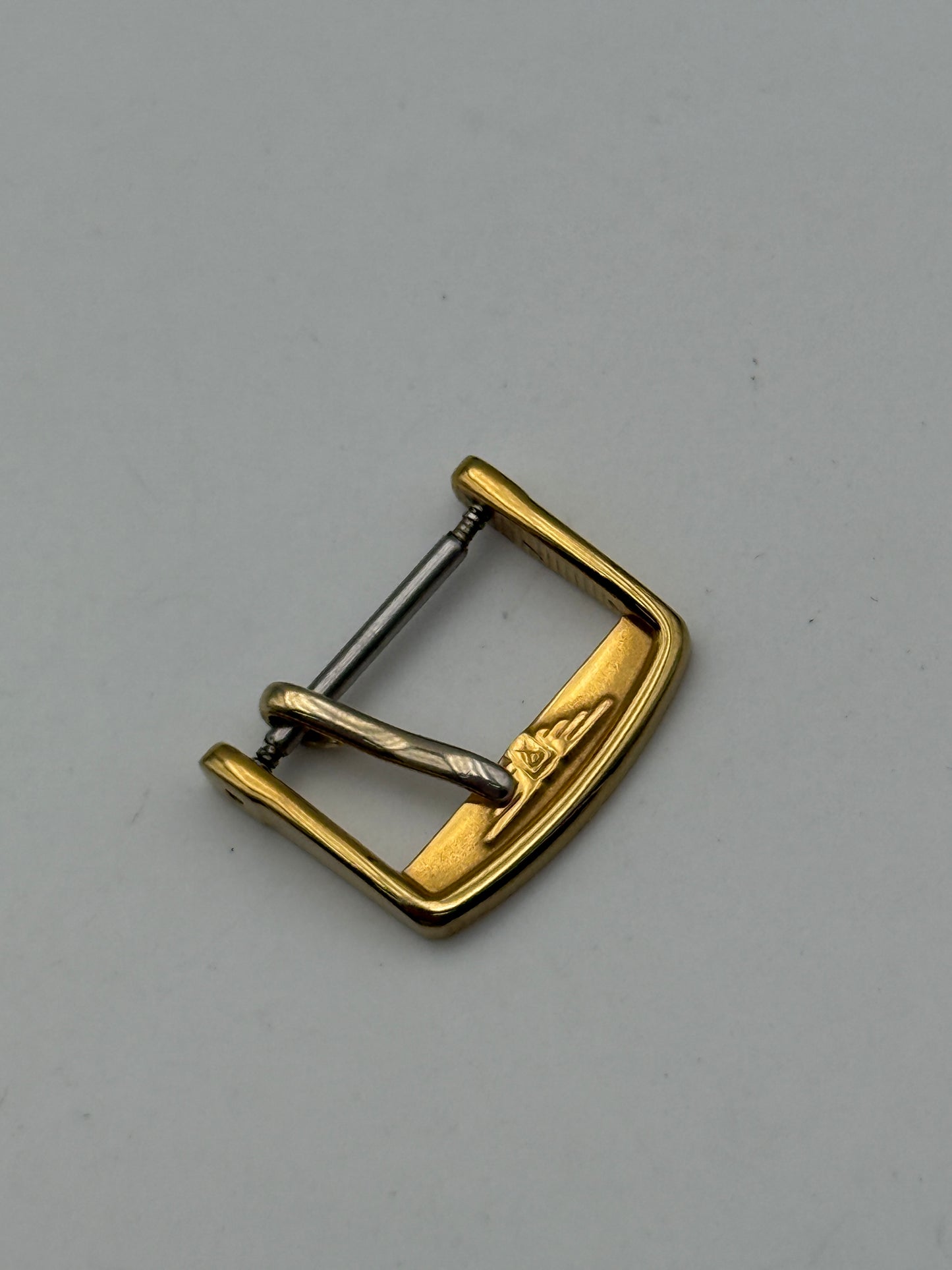 longines swiss made fibbia buckle gold plated 16mm