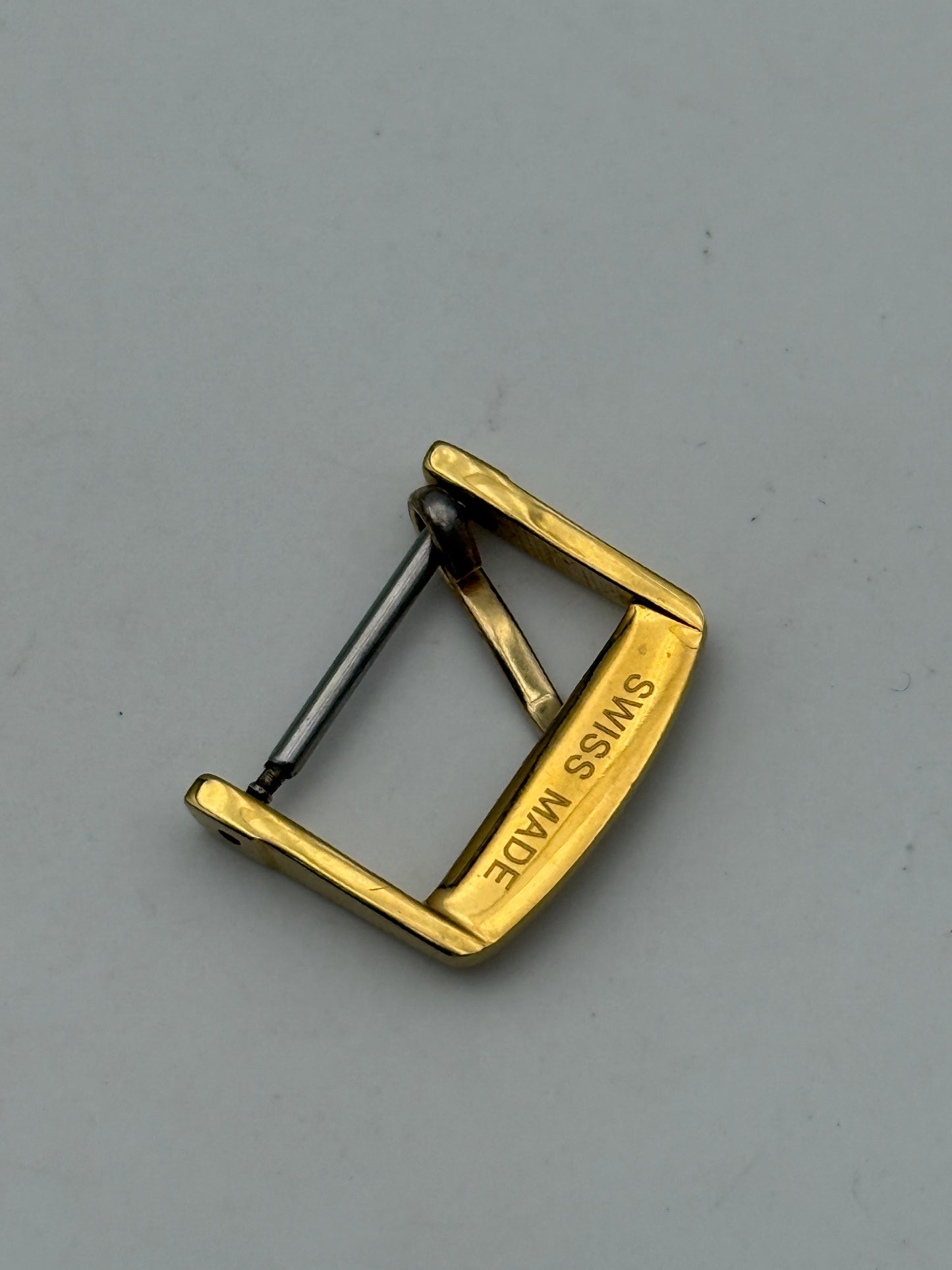 longines swiss made fibbia buckle gold plated 16mm