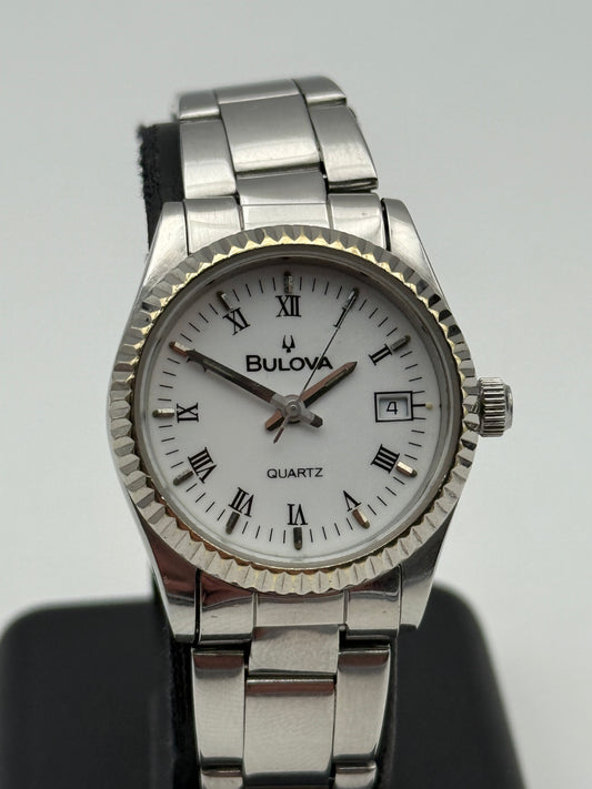 bulova quartz swiss made 28mm watch