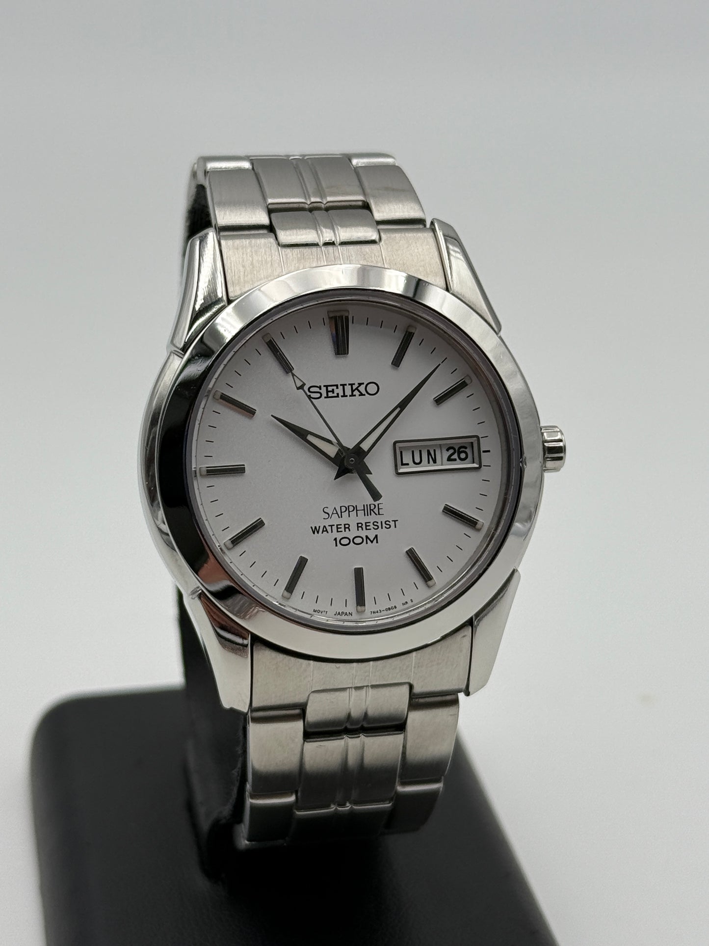 seiko sapphire 100m japan  referenza 7n43-0ar0