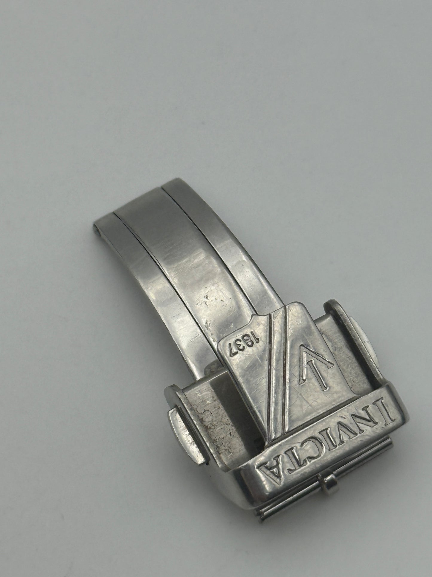 invicta 1937 deployante patented sistem 316l 18mm fibbia buckle