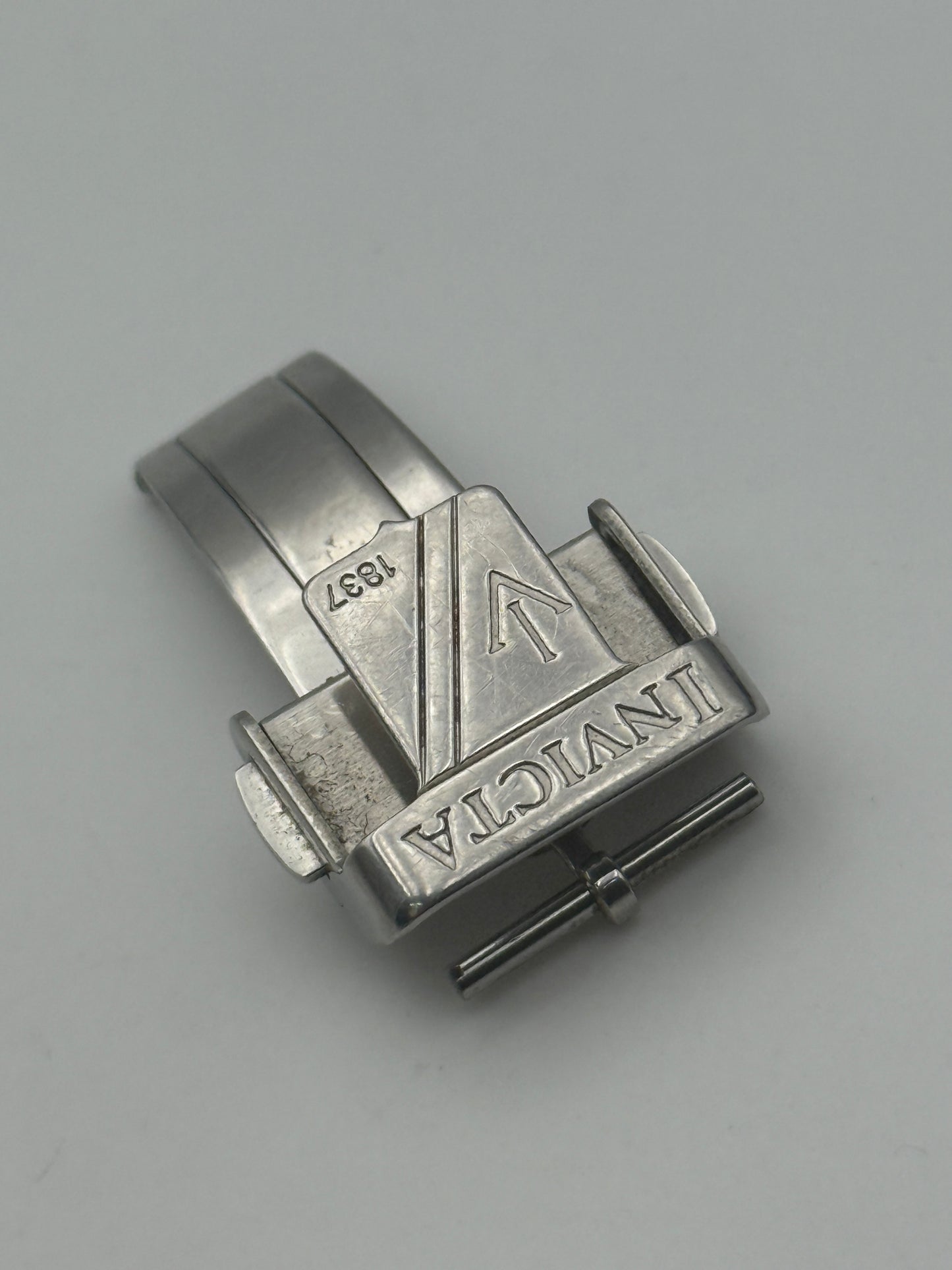 invicta 1937 deployante patented sistem 316l 18mm fibbia buckle