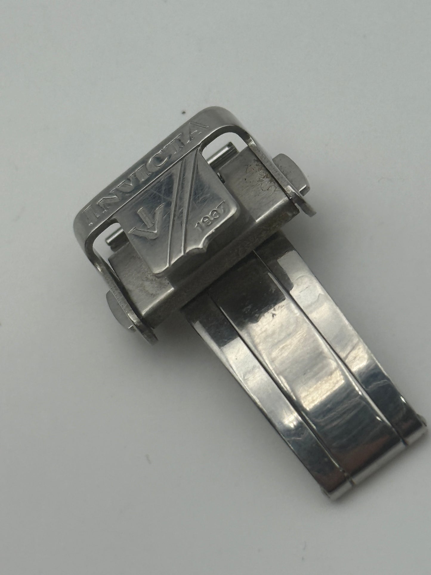 invicta 1937 deployante patented sistem 316l 18mm fibbia buckle