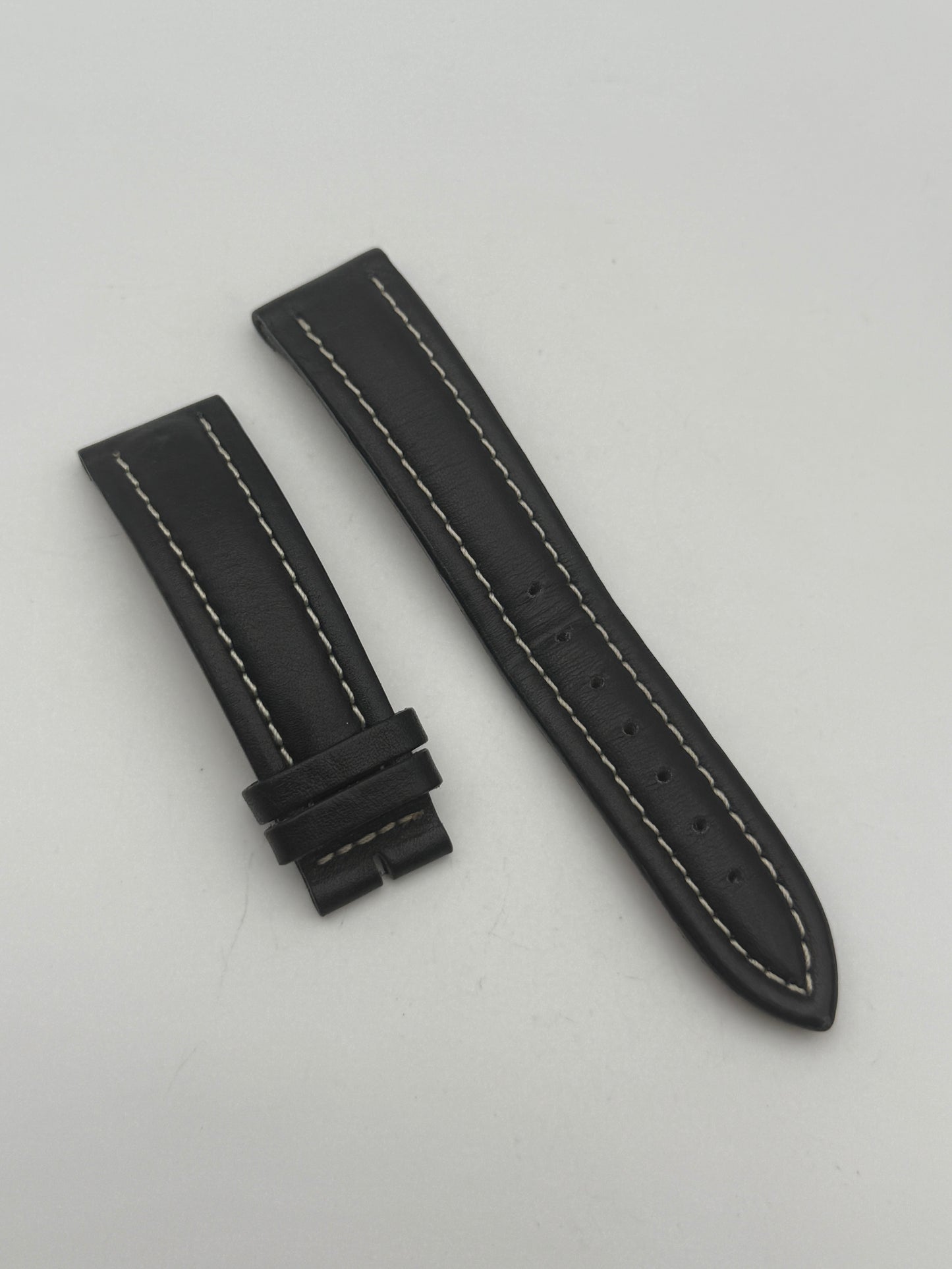 breitling 20mm used usato cinturino strap black