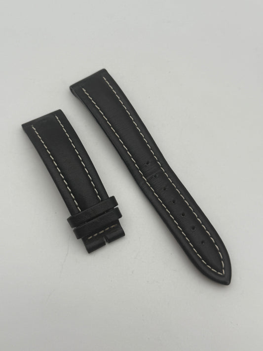 breitling 20mm used usato cinturino strap black