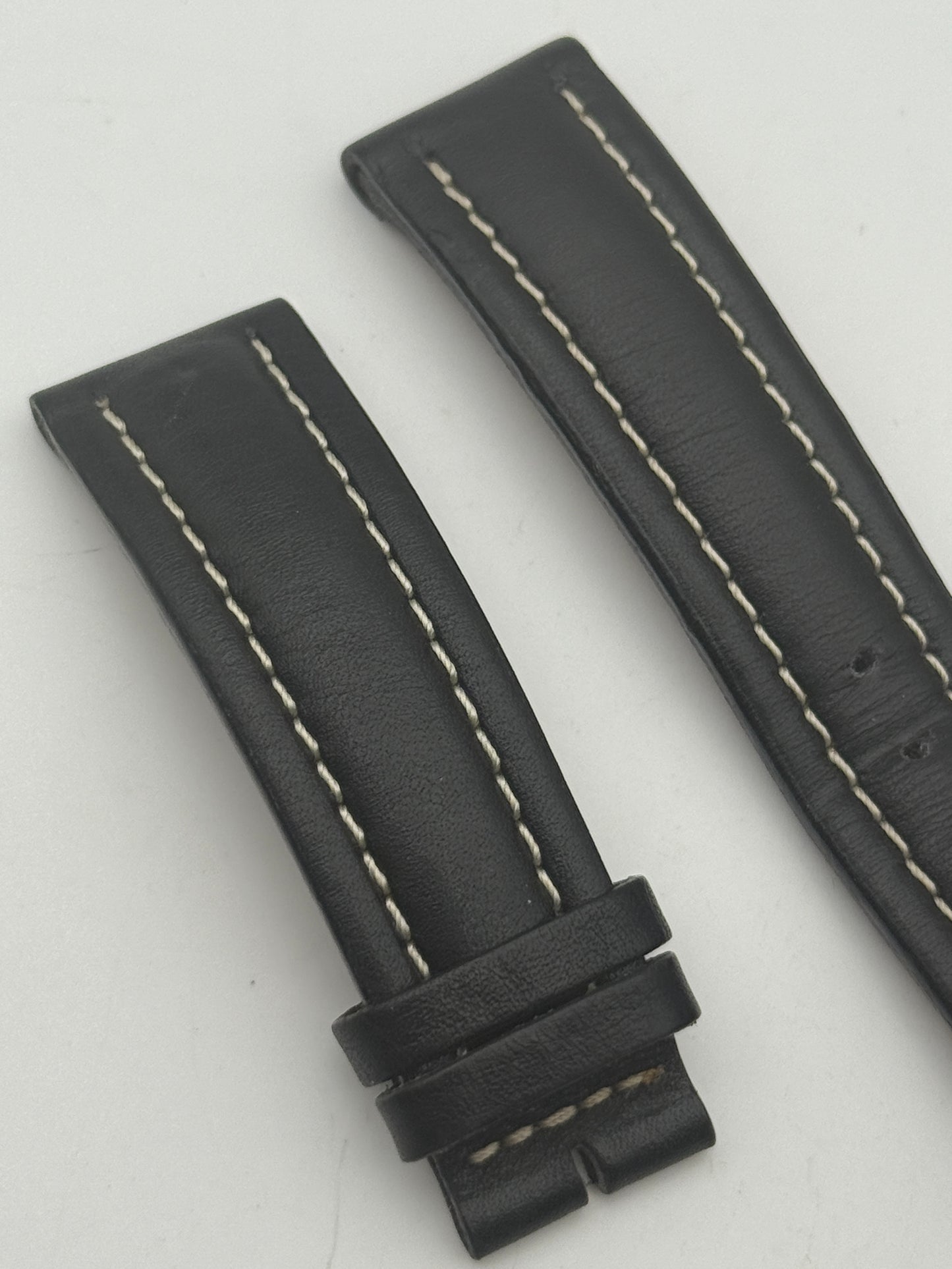 breitling 20mm used usato cinturino strap black