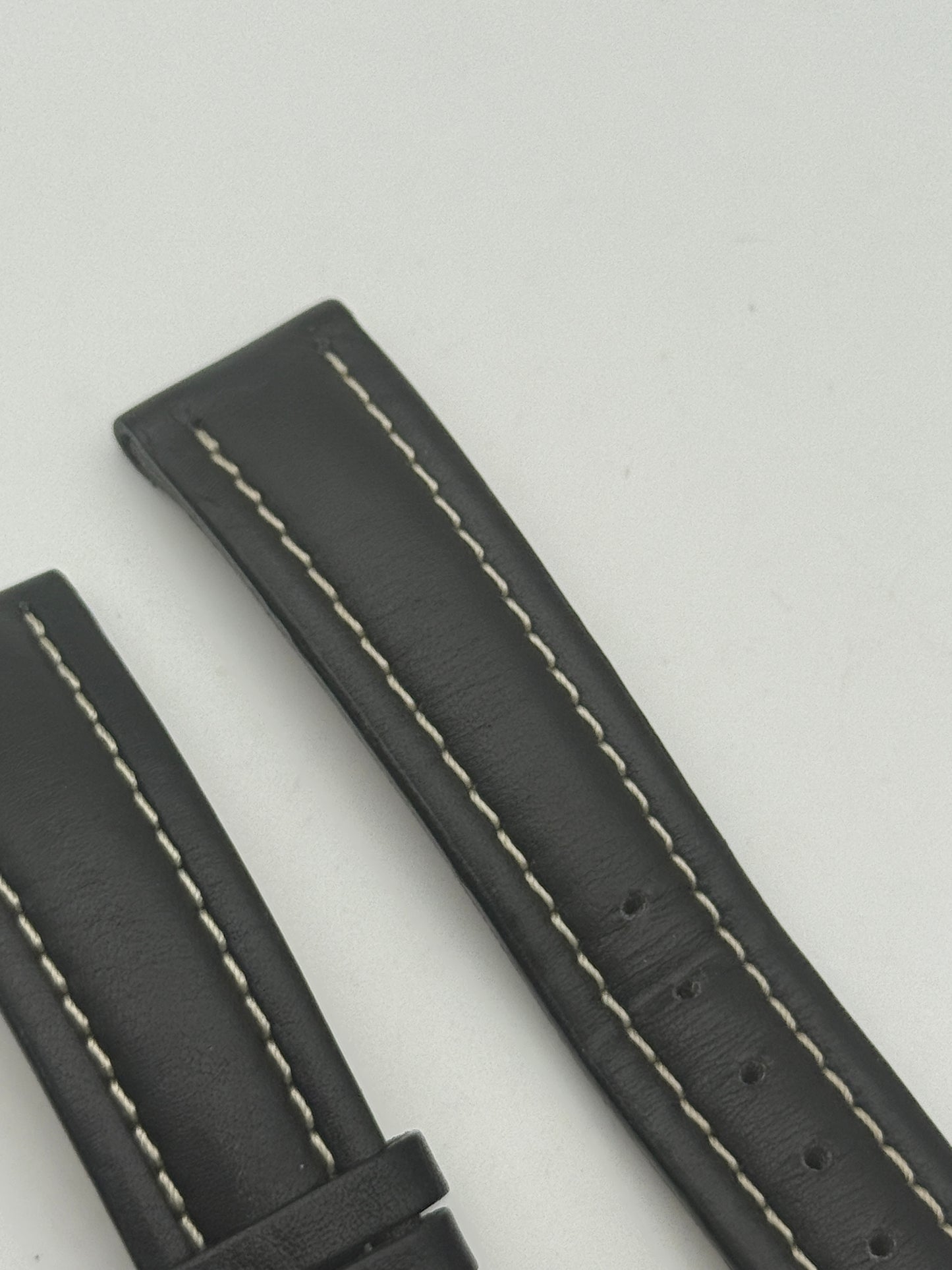 breitling 20mm used usato cinturino strap black