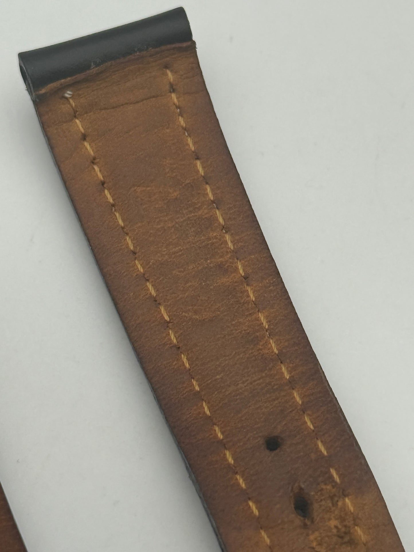 breitling 20mm used usato cinturino strap black