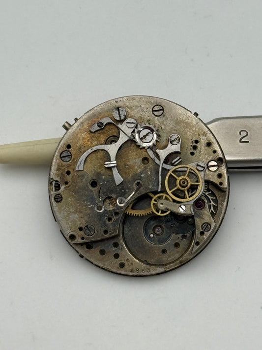 anonimo chrono chronograph vintage movement movimento 30mm