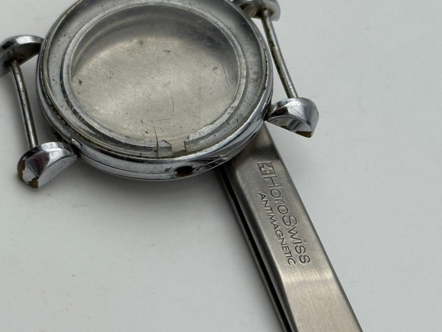 cassa case ansa fissa fancy lug fixed loops vintage 34-23mm