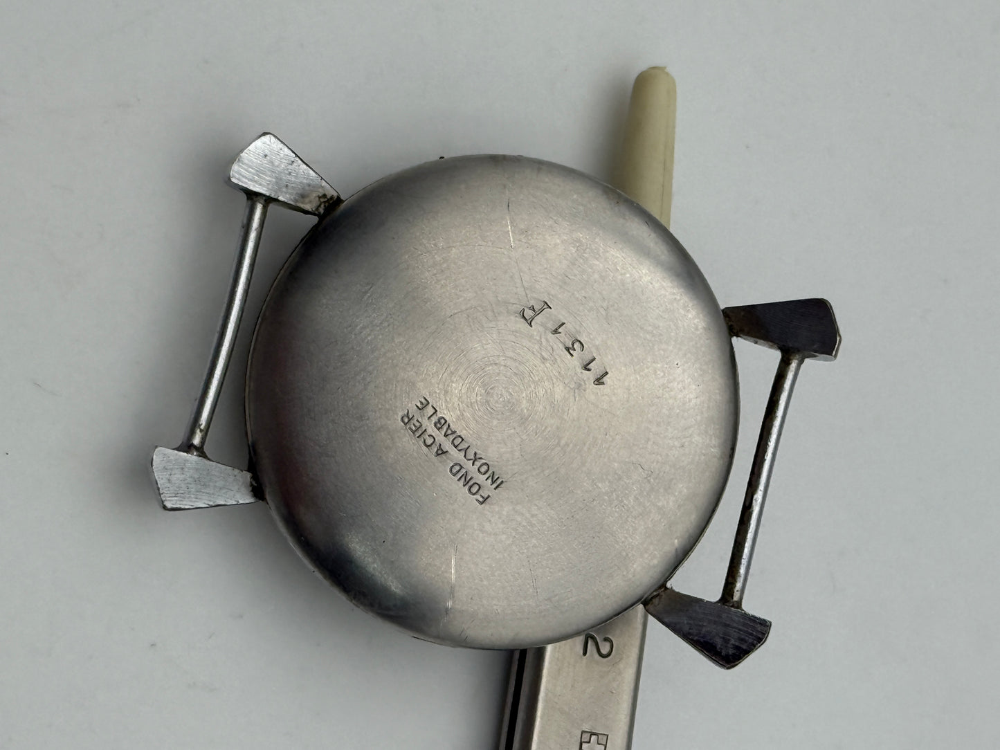 cassa case ansa fissa fancy lug fixed loops vintage 34-23mm