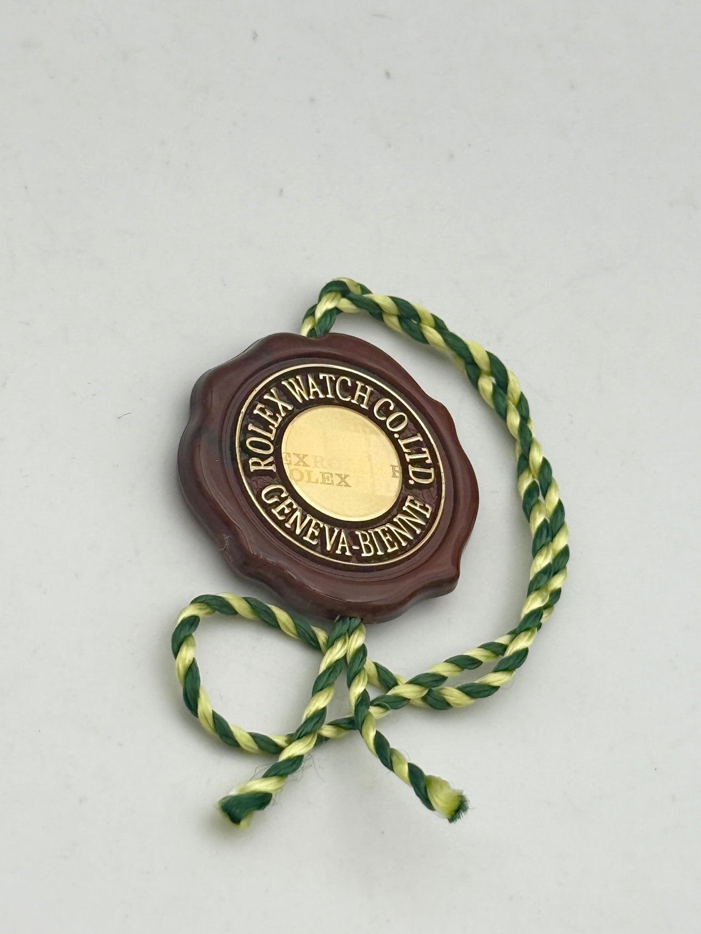 rolex tag cartellino officially certified chronometer
