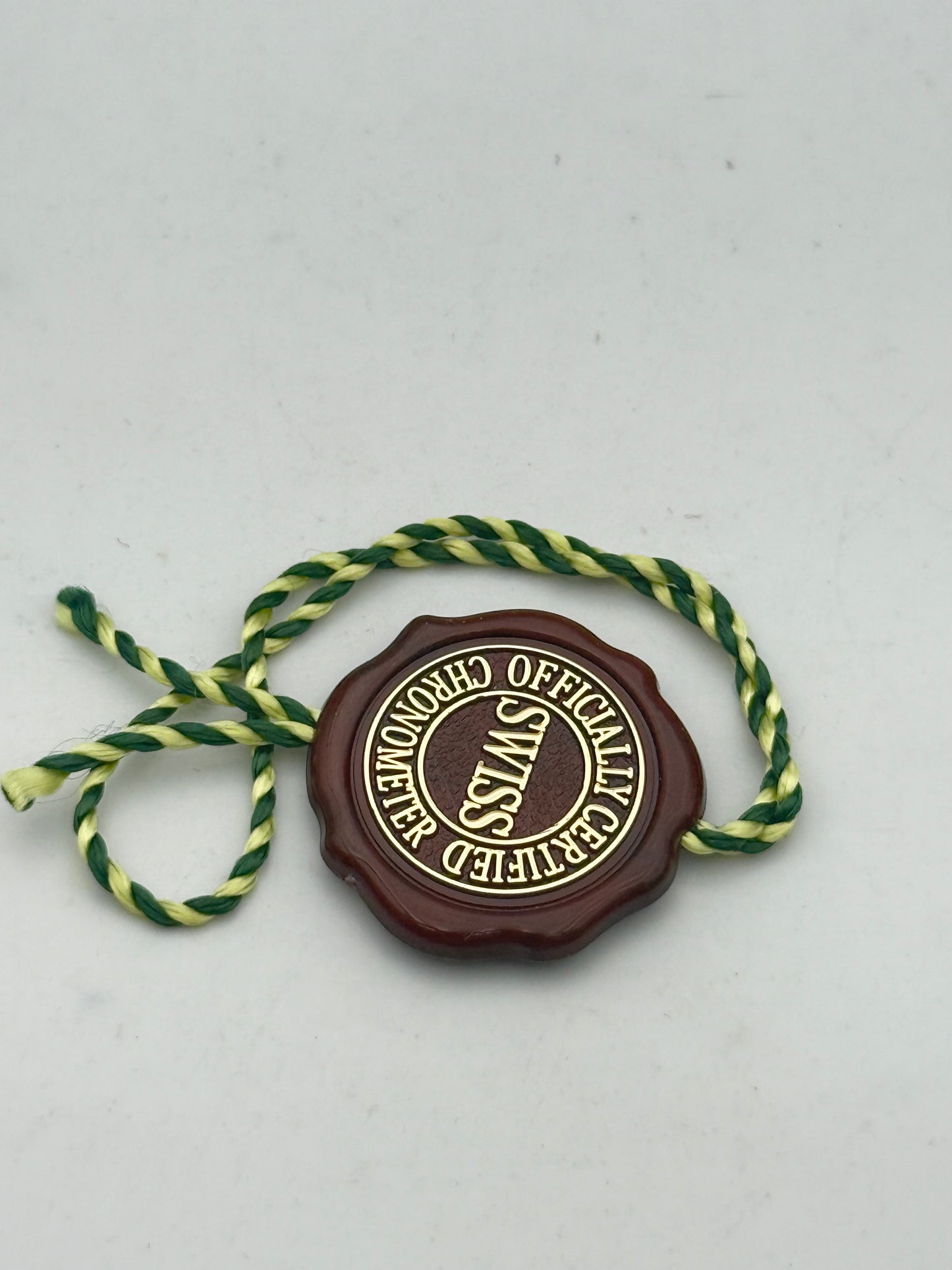 rolex tag cartellino officially certified chronometer