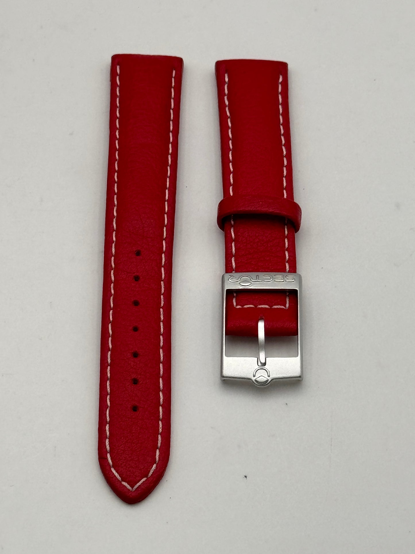 Sector cinturino strap red 18mm