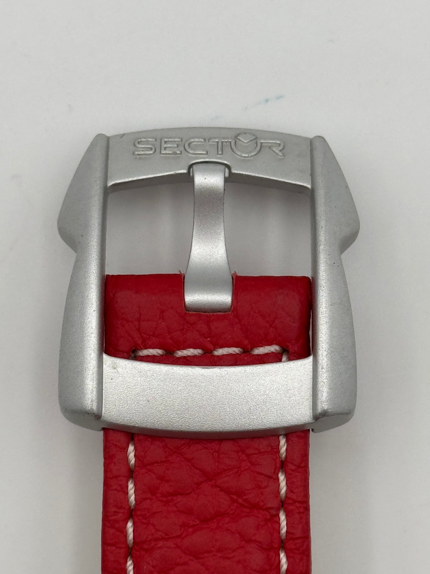 Sector cinturino strap red 22mm