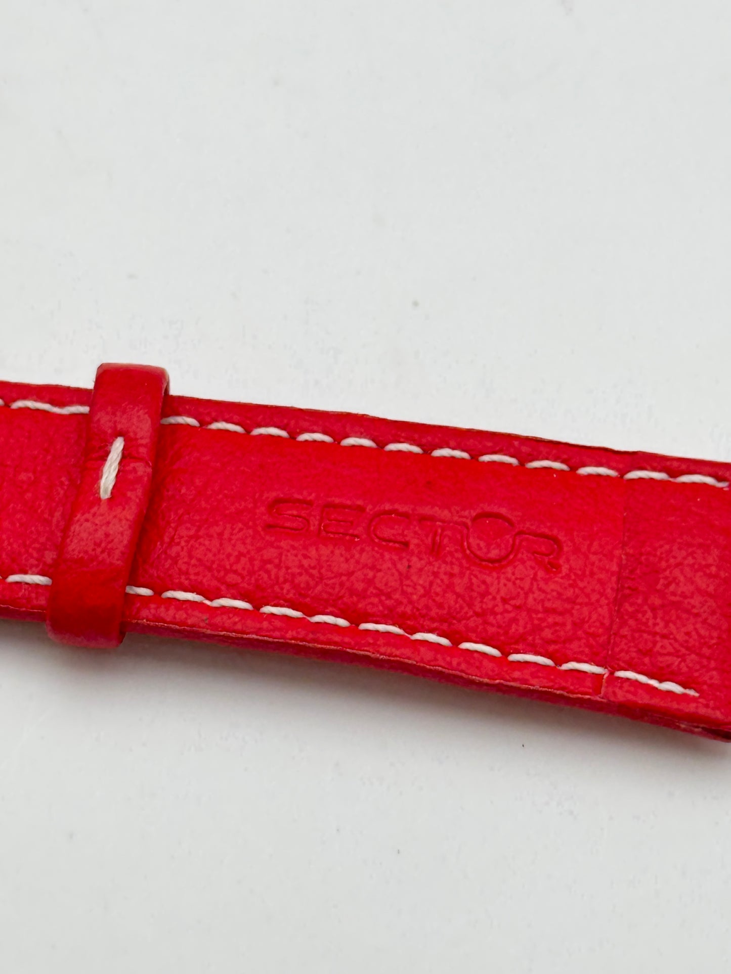 Sector cinturino strap red 20mm