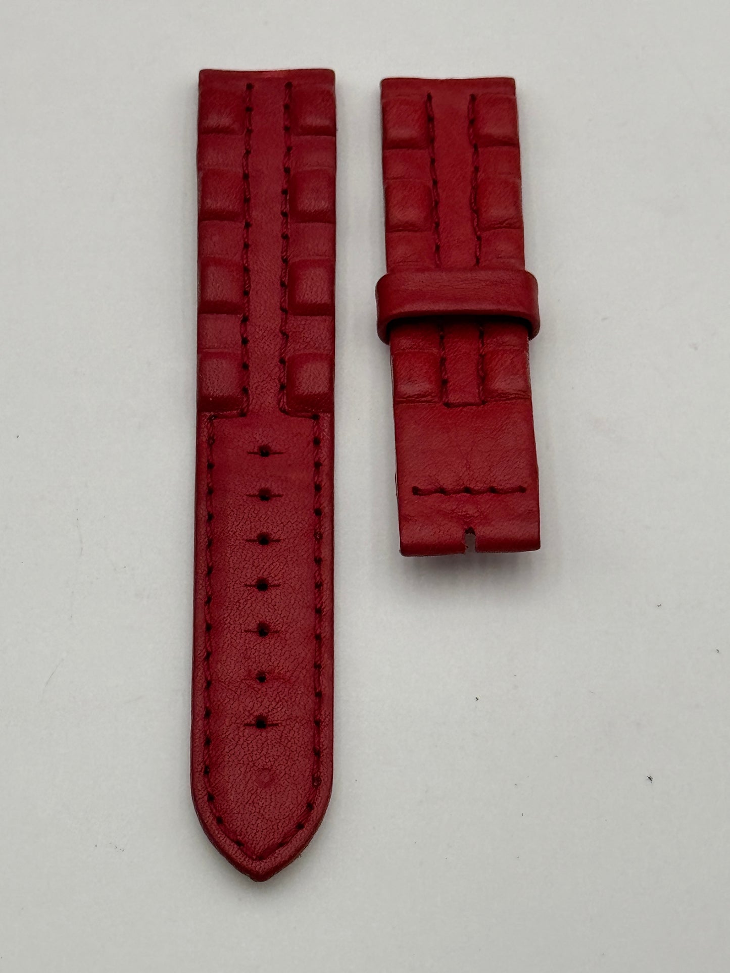 Sector cinturino strap red 19mm