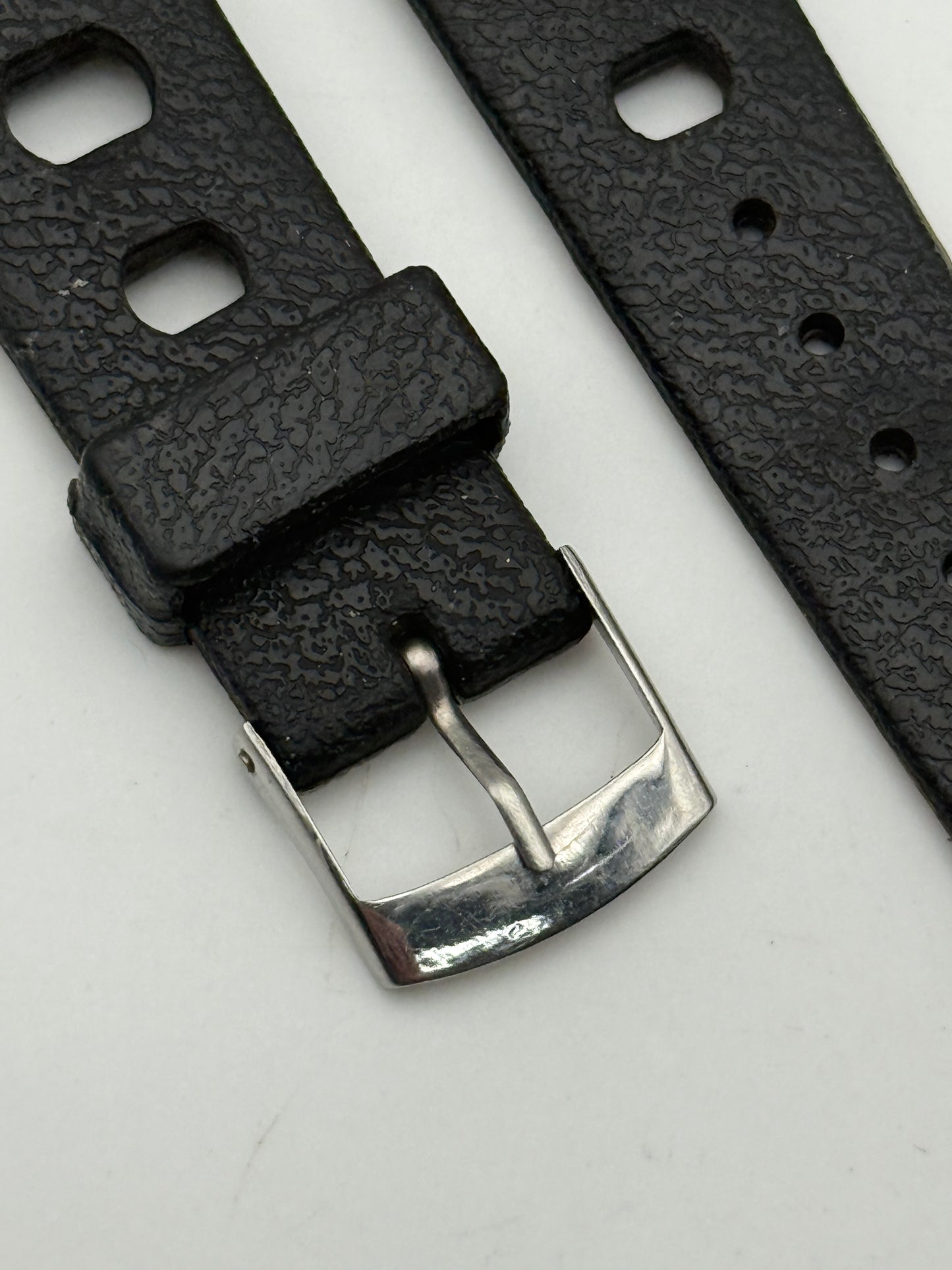 tropic l34-19s 19mm rubber diver cinturino strap vintage