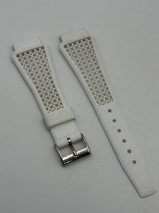 tropic bianco 18mm cinturino strap vintage diver rubber