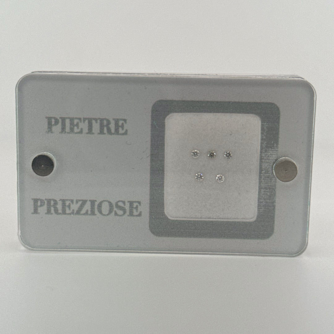 diamante natural diamond blister 0.07CT D VS1