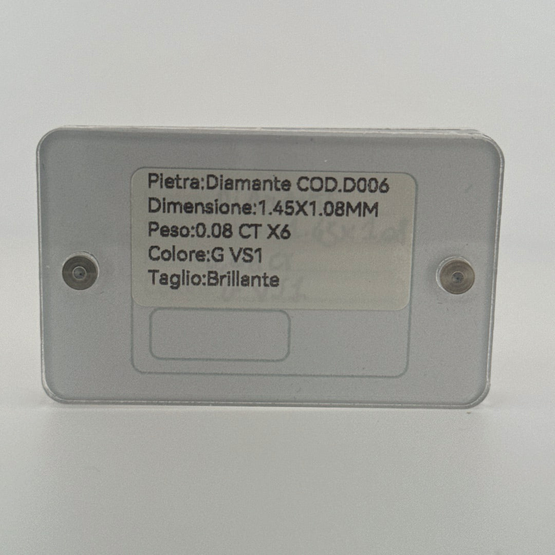 diamante diamanod natural round brillant G VS1 0.08ct